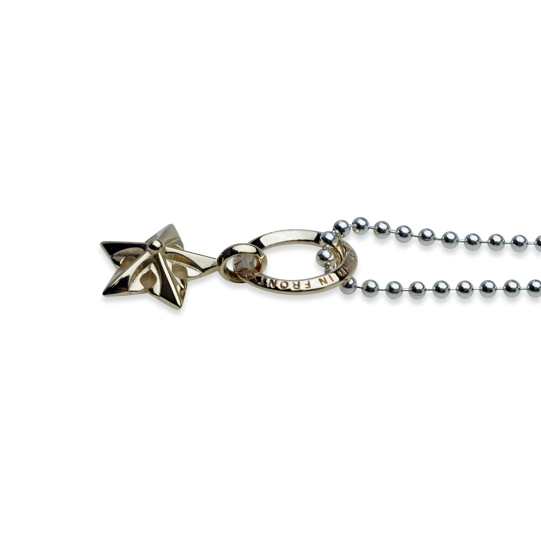 OFF THE WALL FIVE ARROWS STAR PENDANT K10YG