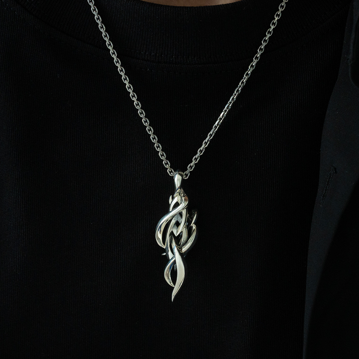 TENTACLES EDITION SHARP DOBLE RING PENDANT