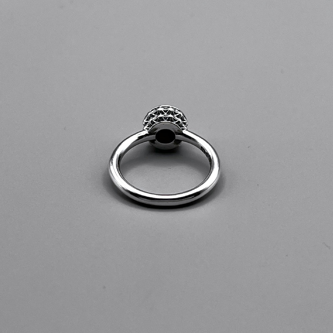 TRIPLE X STUDS SOLITAIRE BIRTHDAY 5mm STONE RING
